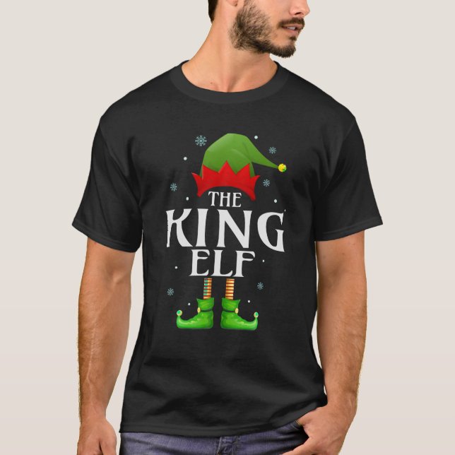 Camiseta Navidades del grupo familiar King Elf Xmas Mating  (Anverso)