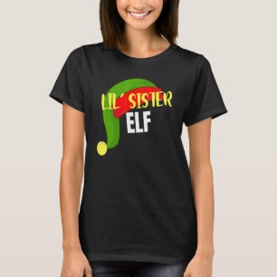 Camiseta Navidades del grupo familiar Lil Sister Elf Mating