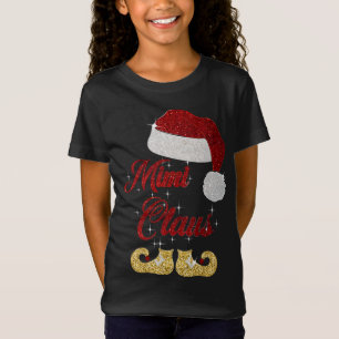 Camiseta Navidades del grupo familiar Mimi Claus Matching X