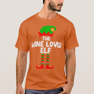 Camiseta Navidades del grupo familiar Wine Lover Elf Parkin
