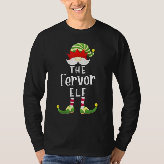 Camiseta Navidades del grupo Fervor Elf Fiesta Pajama (Anverso)