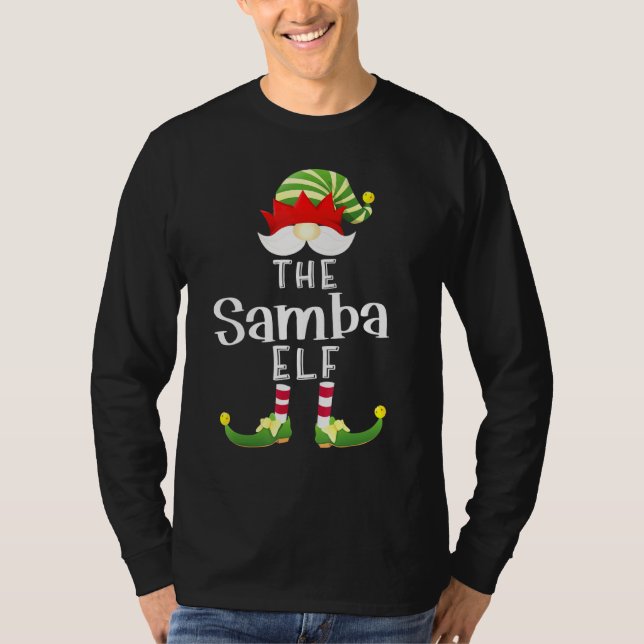 Camiseta Navidades del grupo Samba Elf Fiesta Pajama (Anverso)