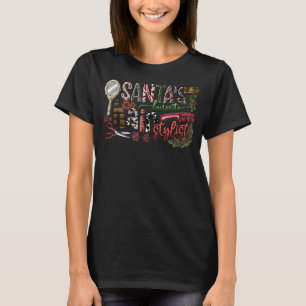 Camiseta Navidades del Hair Stylist Santa Claus favoritos d