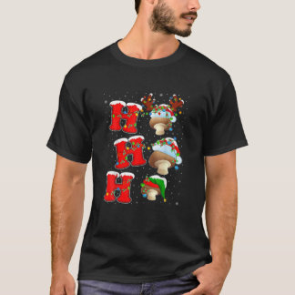 Camiseta Navidades del Ho Ho Ho Ho Ho Mushroom Santa ELF Go