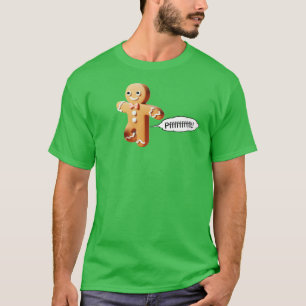 Camiseta Navidades del hombre de pan de jengibre