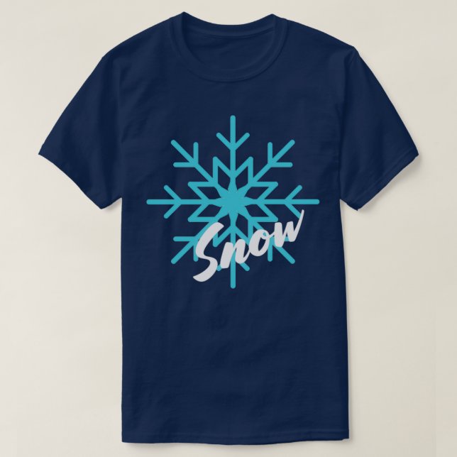 Camiseta Navidades del lago de Nieve dan regalo Día de Hall (Diseño del anverso)
