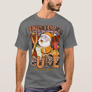 Camiseta Navidades del leopardo de la conciencia sobre la e