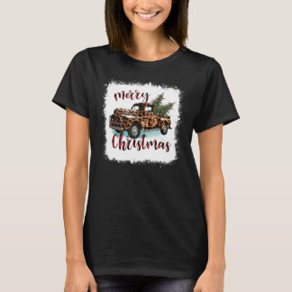Camiseta Navidades del leopardo navideño T
