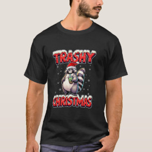 Camiseta Navidades del mapache Trash Panda Raccoon Lover Tr