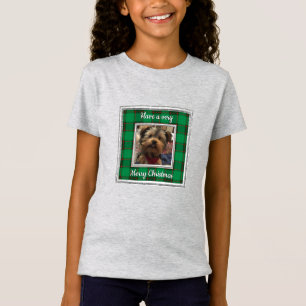 Camiseta Navidades del marco fotográfico personalizado con 