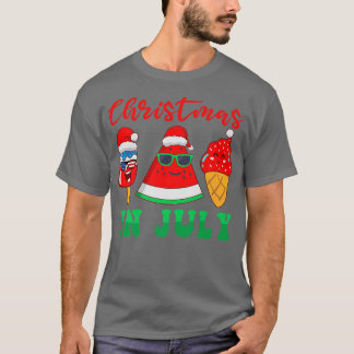 Camiseta Navidades del Melón y el Helado en Julio Premium