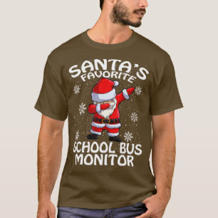 Camiseta Navidades del Monitor de Autobuses Escolares Favor