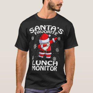 Camiseta Navidades del Monitor de Comida Favoritos de Santa