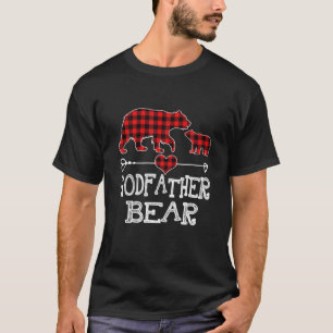 Camiseta Navidades del oso Pajama Red Plaid Buffalo