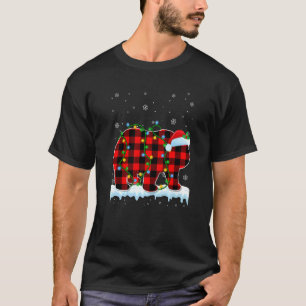 Camiseta Navidades del oso panda Santa Hat Cute Animales Xm