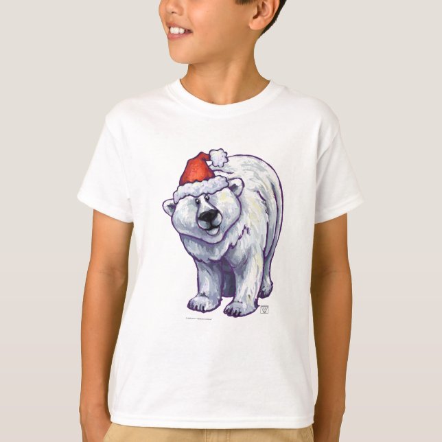Camiseta Navidades del oso polar (Anverso)