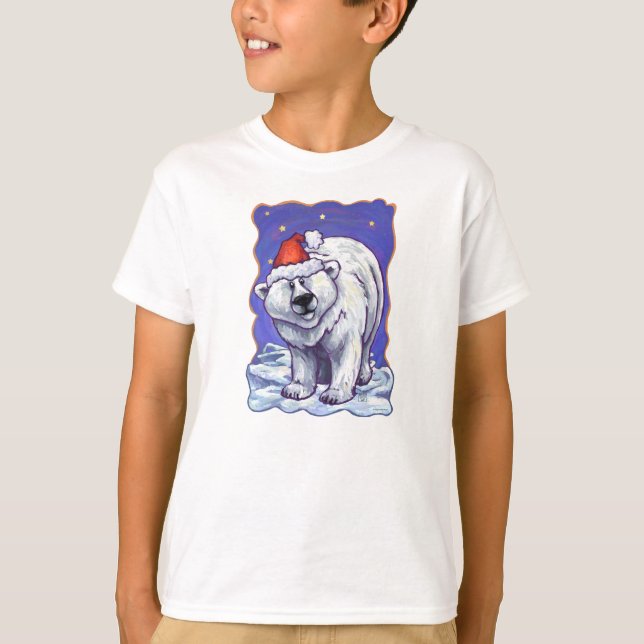 Camiseta Navidades del oso polar (Anverso)