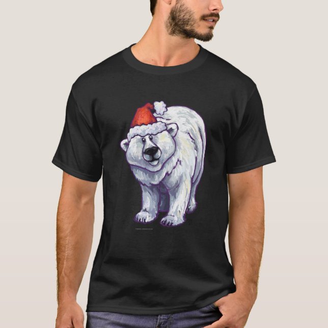 Camiseta Navidades del oso polar (Anverso)