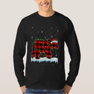 Camiseta Navidades del oso polar Santa Hat Cute Animales Na