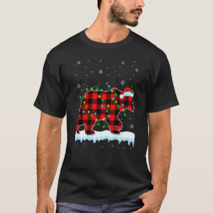 Camiseta Navidades del oso polar Santa Hat Cute Animales Xm