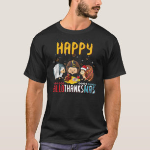 Camiseta Navidades del otoño Hedgehog Halloween Happy Tha