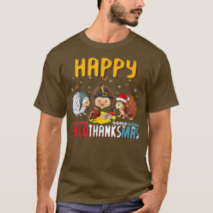 Camiseta Navidades del otoño Hedgehog Halloween Happy Tha