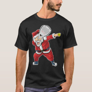 Camiseta Navidades del Padel Tennis Santa Claus Dabbing Pad