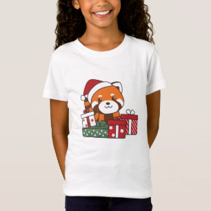 Camiseta Navidades del Panda Rojo dan Pandas Rojo de Invier