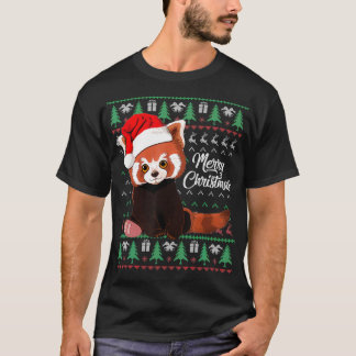 Camiseta Navidades del Panda Rojo Ensuerzan Feliz Navidad P