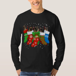Camiseta Navidades del Pastor Alemán de Perro Cute Socks Re
