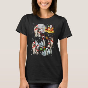 Camiseta Navidades del Pastor Australiano Sledge Sledge S