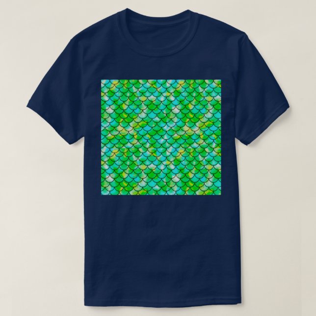 Camiseta Navidades del patrón de sirena de sirenas 9 (Diseño del anverso)