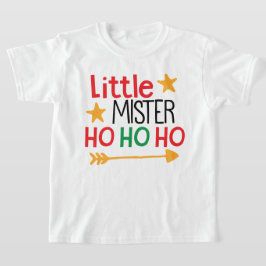Camiseta Navidades del Pequeño Mister Ho Ho Ho Ho Ho