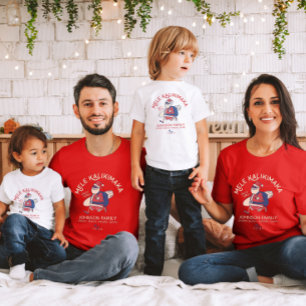 Camiseta Navidades del personalizado Mele Kalikimaka Santa 