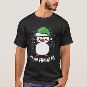 Camiseta Navidades del Pingüino Día del Pájaro Hielo Santa