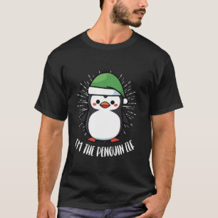 Camiseta Navidades del Pingüino Día del Pájaro Hielo Santa 