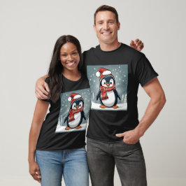 Camiseta Navidades del Pingüino Feliz