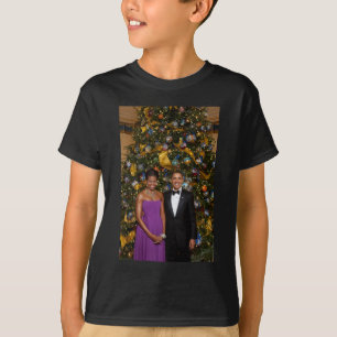 Camiseta Navidades del presidente Barack Obama y Michelle