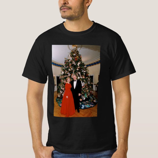Camiseta Navidades del presidente estadounidense Bill Clint (Anverso)