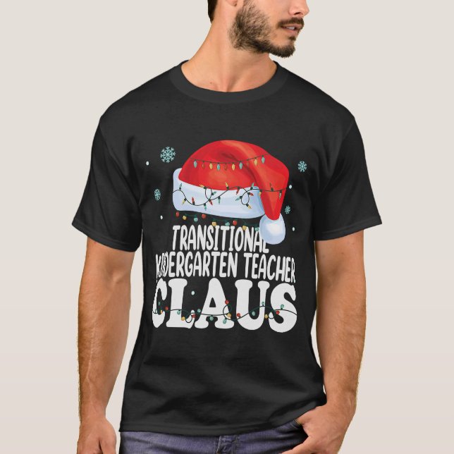 Camiseta Navidades del profesor de guardería de transición  (Anverso)