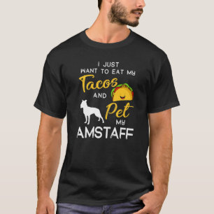 Camiseta Navidades del propietario de Amstaff Dog Tacos Cum