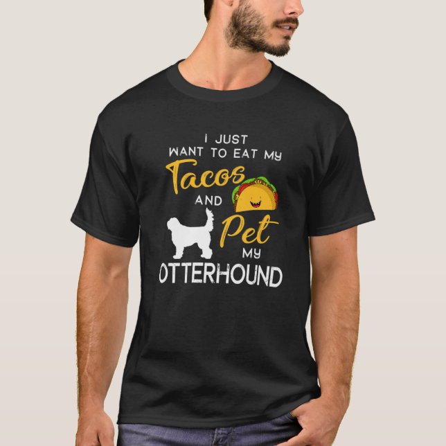 Camiseta Navidades del propietario de Otterhound Dog Tacos  (Anverso)