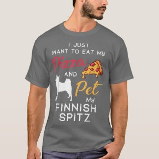 Camiseta Navidades del propietario de Spitz Dog Pizza, aman