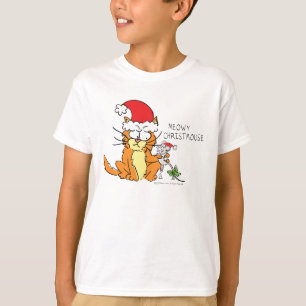Camiseta Navidades del ratón del gato Divertido Personaliza