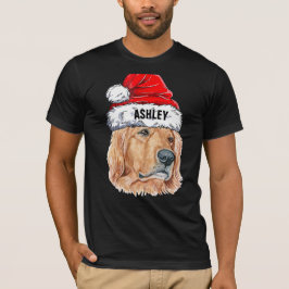 Camiseta Navidades del recuperador de oro Gorra Perro Grand