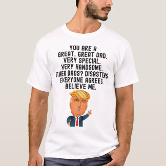 Camiseta Navidades del regalo del Día del Padre Donald Trum