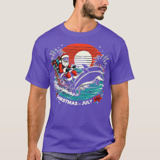 Camiseta Navidades del Santas Summer Splash en julio de 202