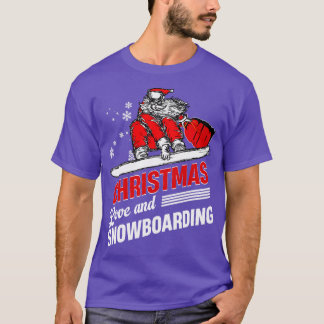 Camiseta Navidades del Skateboard Aman Snowboard 1