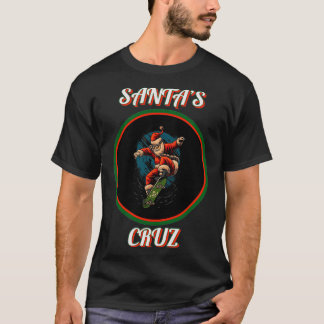 Camiseta Navidades del Skateboarding Santa Cruz
