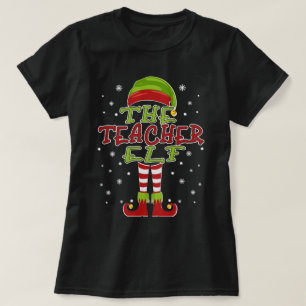 Camiseta Navidades del Teacher Elf Family Matching Group 20